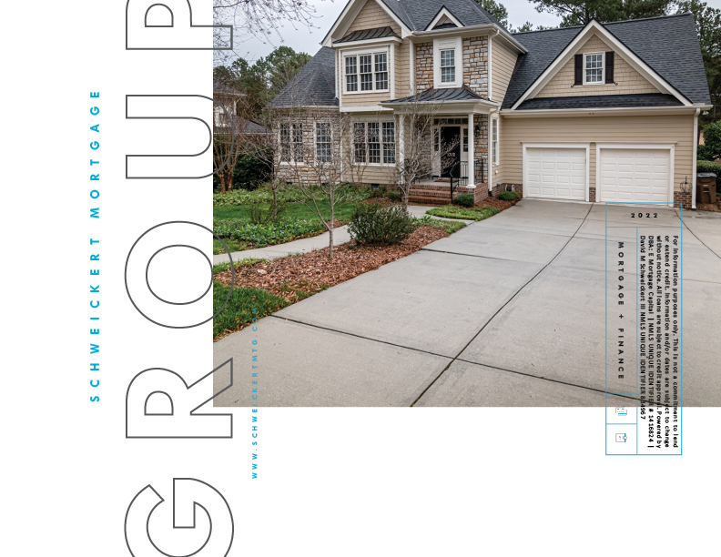 Design with a house for a media design kit